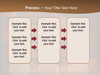 A Wooden Floor With A Brown Background PowerPoint Template