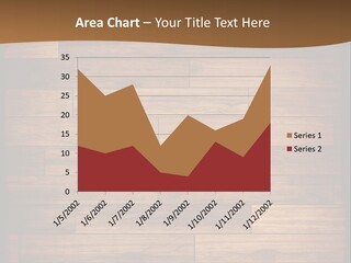 A Wooden Floor With A Brown Background PowerPoint Template