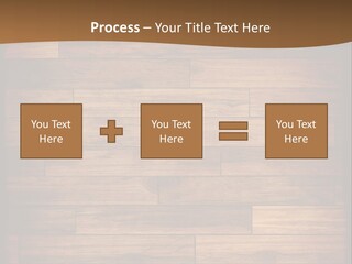 A Wooden Floor With A Brown Background PowerPoint Template