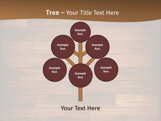 A Wooden Floor With A Brown Background PowerPoint Template