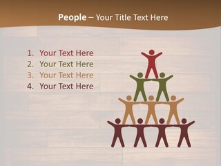 A Wooden Floor With A Brown Background PowerPoint Template