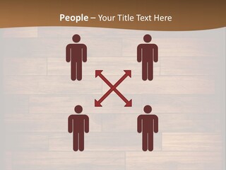 A Wooden Floor With A Brown Background PowerPoint Template