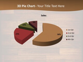 A Wooden Floor With A Brown Background PowerPoint Template