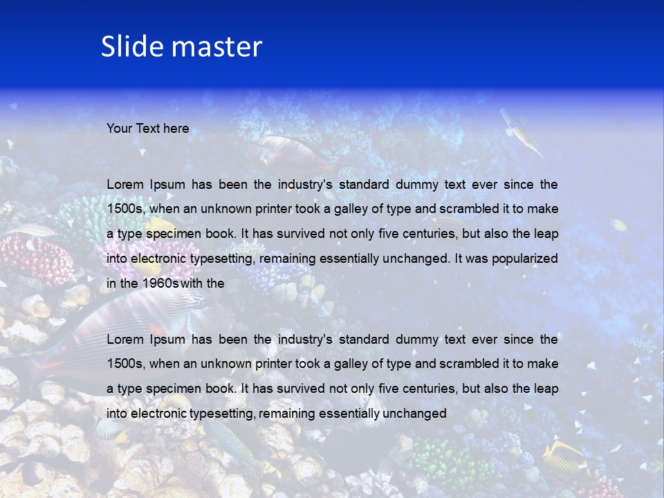 Elsheikh Aquatic Sea PowerPoint Template