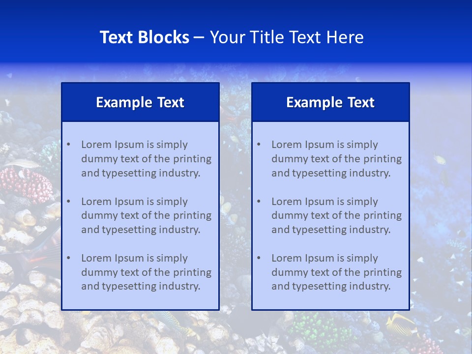 Elsheikh Aquatic Sea PowerPoint Template
