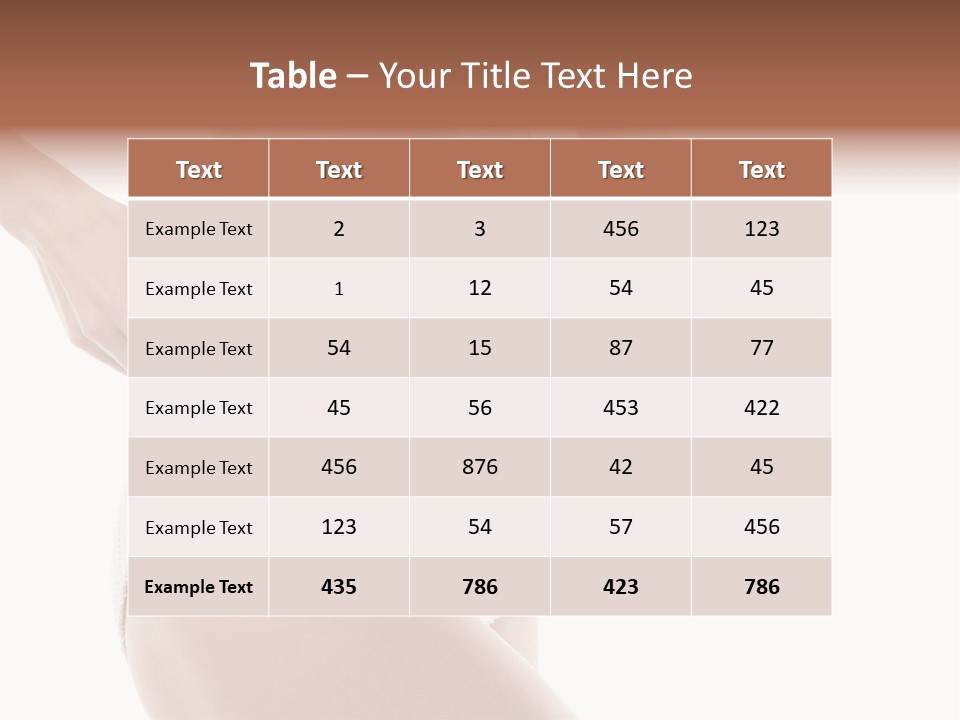 Healthy Diet White PowerPoint Template