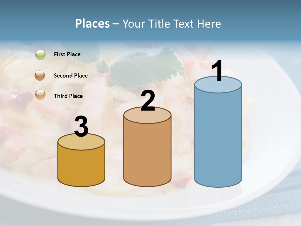 Calories Gourmet Bacon PowerPoint Template