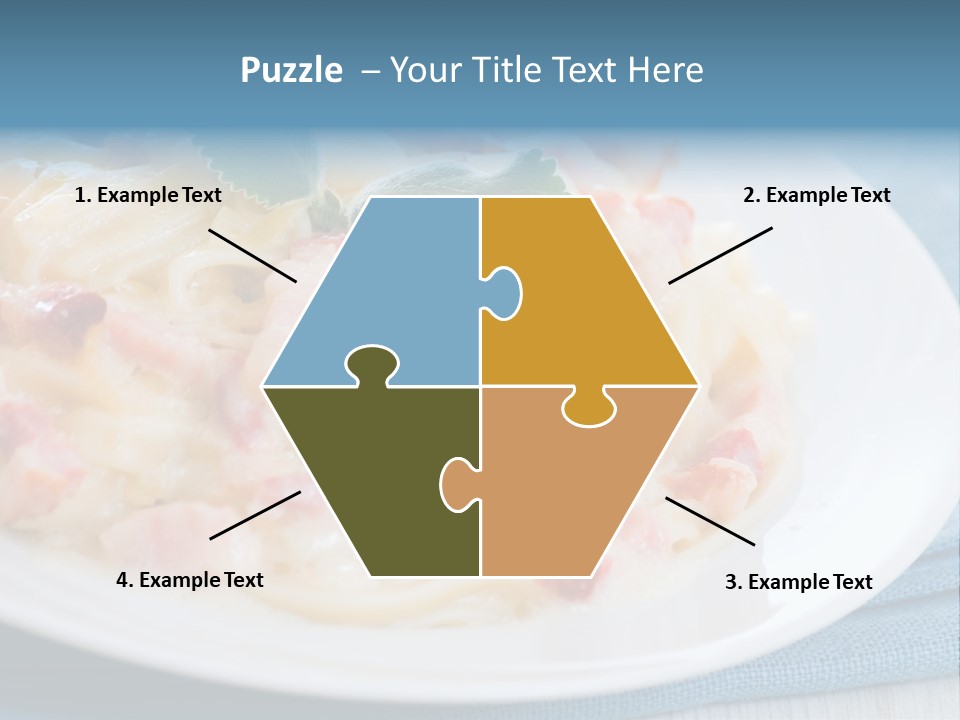 Calories Gourmet Bacon PowerPoint Template