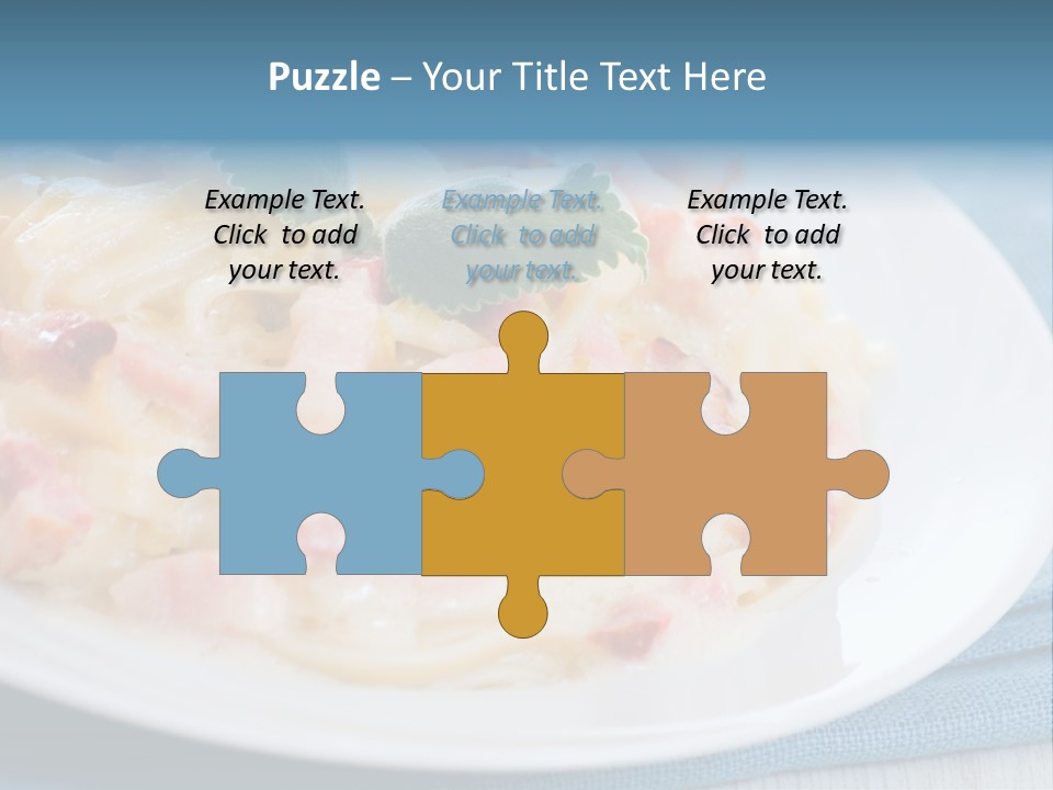 Calories Gourmet Bacon PowerPoint Template