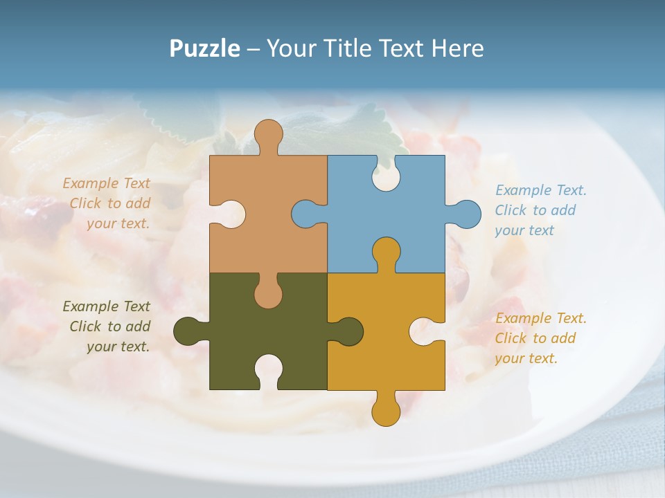 Calories Gourmet Bacon PowerPoint Template