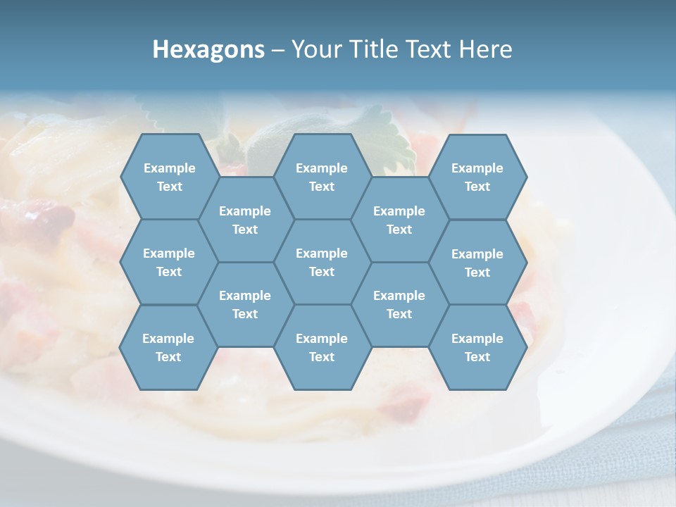 Calories Gourmet Bacon PowerPoint Template