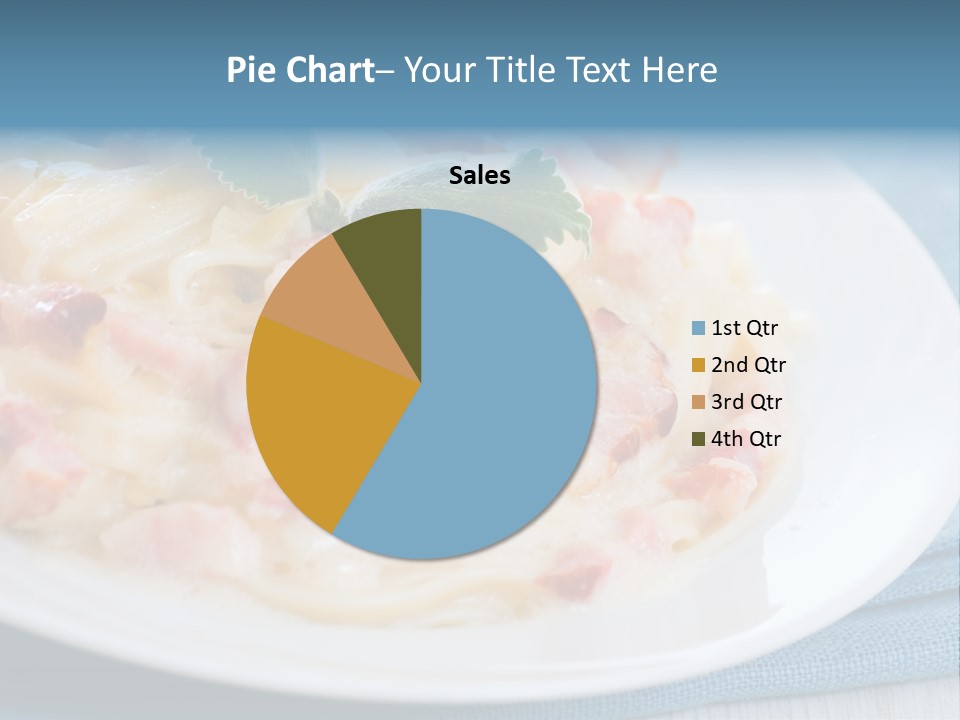 Calories Gourmet Bacon PowerPoint Template