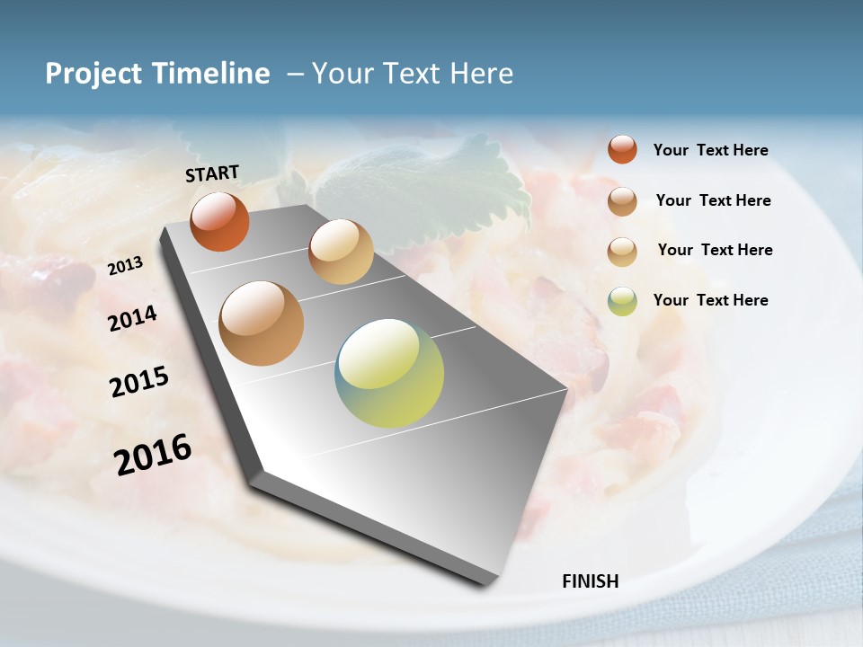 Calories Gourmet Bacon PowerPoint Template