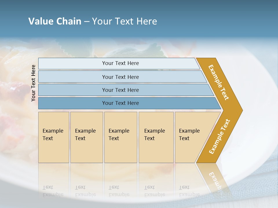 Calories Gourmet Bacon PowerPoint Template