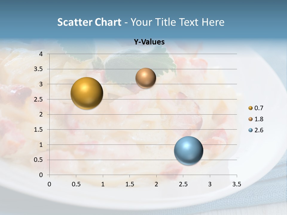 Calories Gourmet Bacon PowerPoint Template