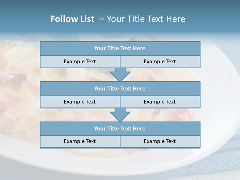 Calories Gourmet Bacon PowerPoint Template