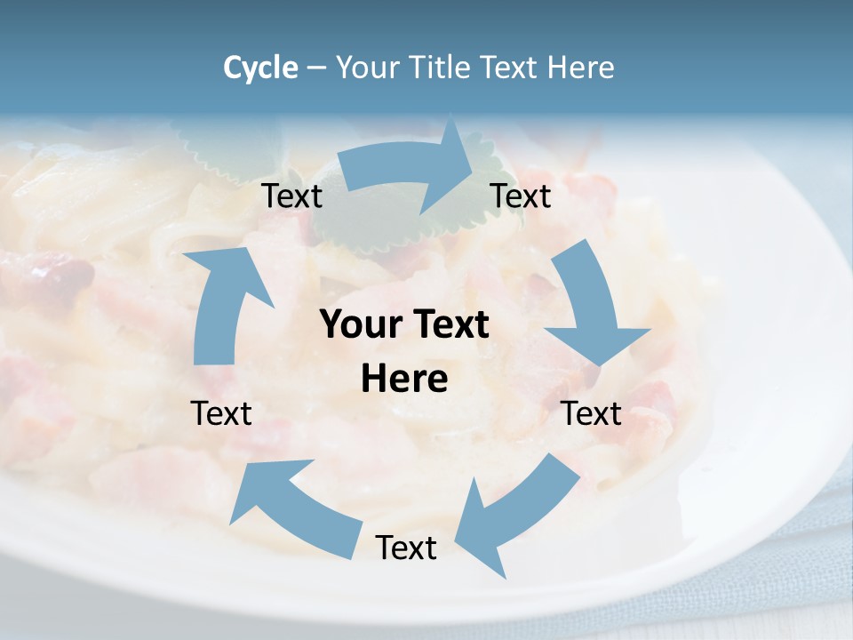 Calories Gourmet Bacon PowerPoint Template