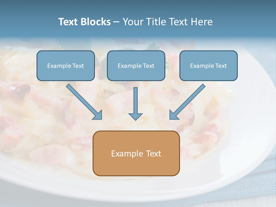 Calories Gourmet Bacon PowerPoint Template