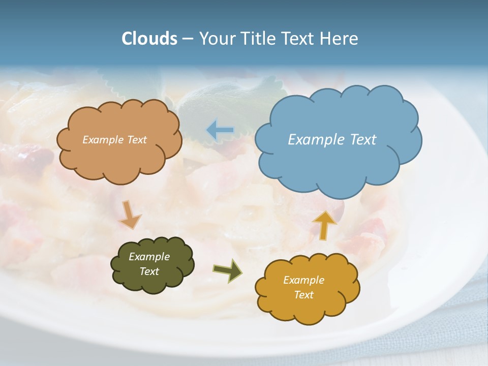 Calories Gourmet Bacon PowerPoint Template