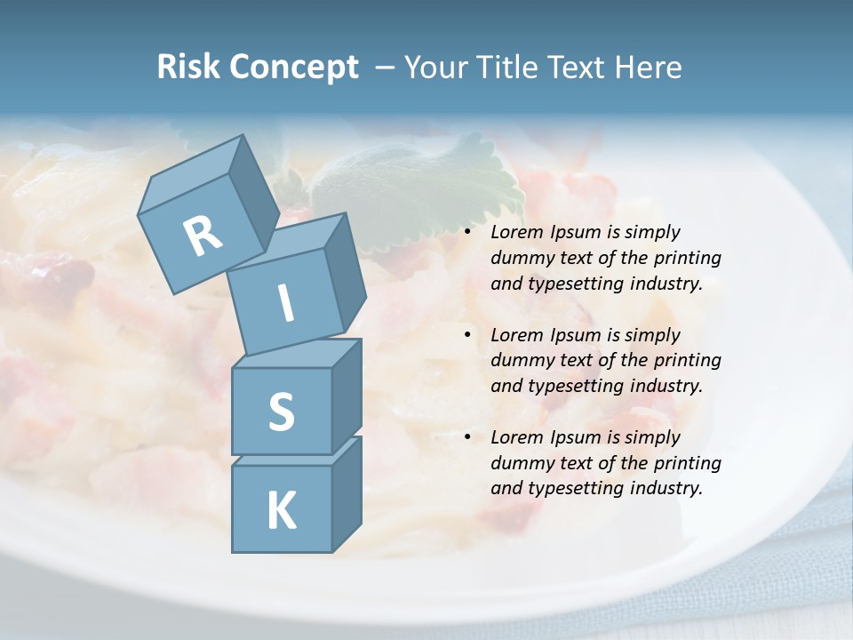 Calories Gourmet Bacon PowerPoint Template