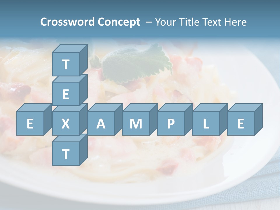 Calories Gourmet Bacon PowerPoint Template