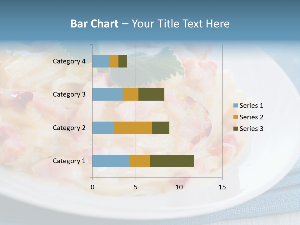Calories Gourmet Bacon PowerPoint Template