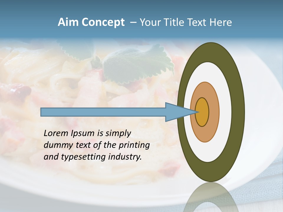 Calories Gourmet Bacon PowerPoint Template