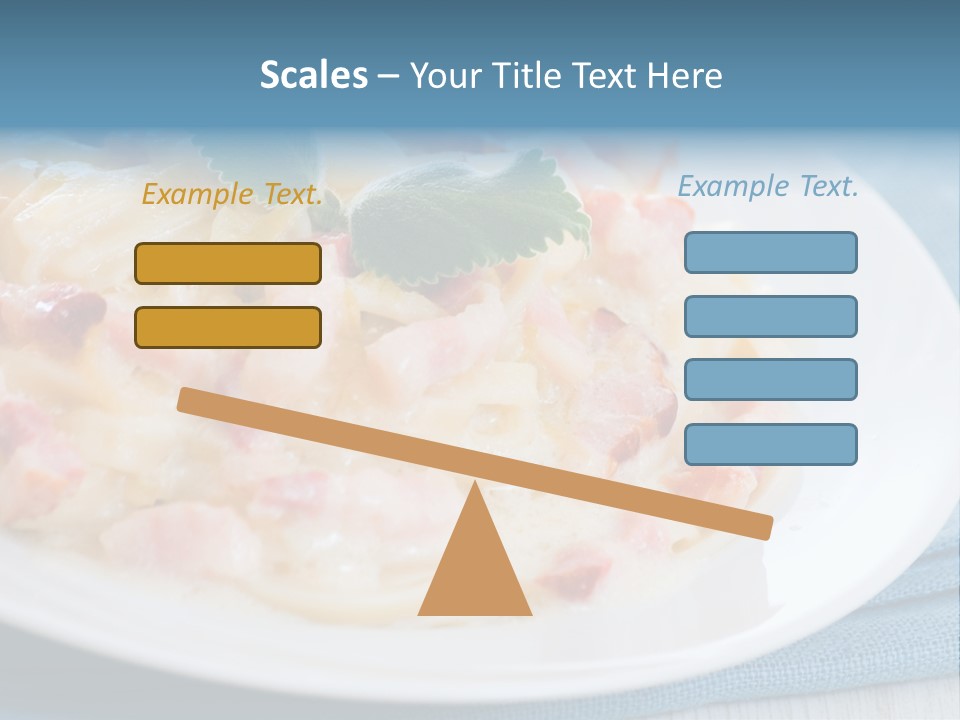 Calories Gourmet Bacon PowerPoint Template