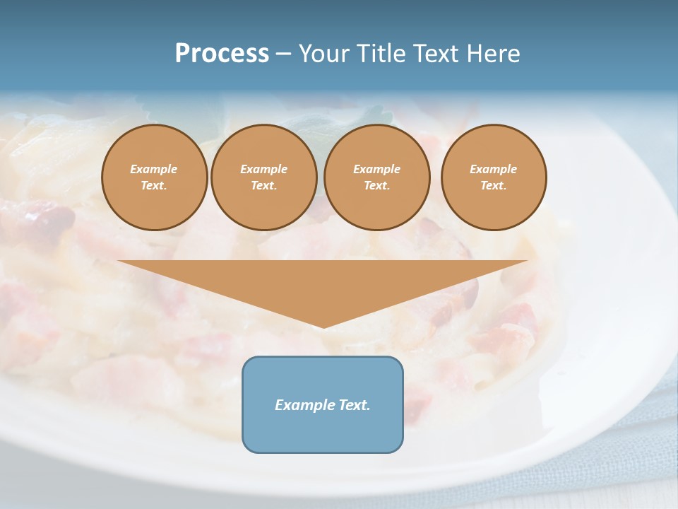 Calories Gourmet Bacon PowerPoint Template