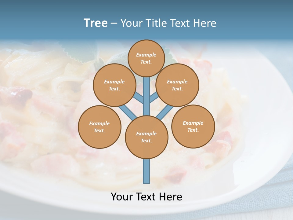Calories Gourmet Bacon PowerPoint Template