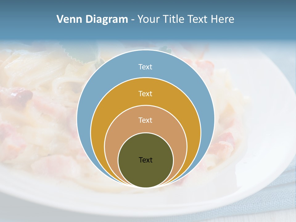Calories Gourmet Bacon PowerPoint Template