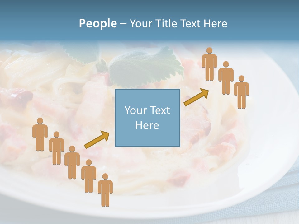 Calories Gourmet Bacon PowerPoint Template