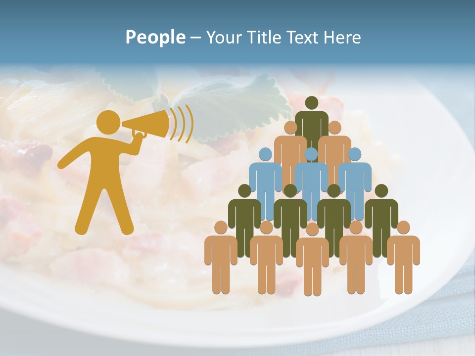 Calories Gourmet Bacon PowerPoint Template