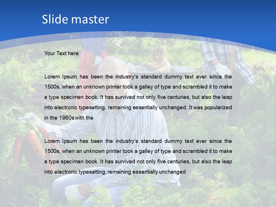 Lifestyle Showing Four PowerPoint Template