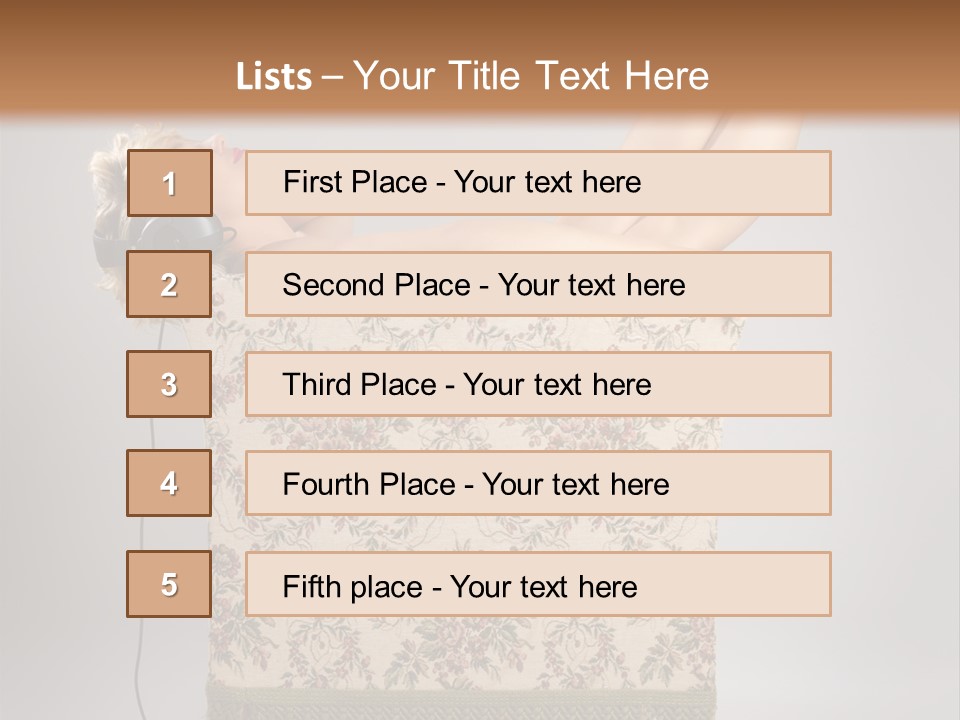 Fashion Natural Luxury PowerPoint Template