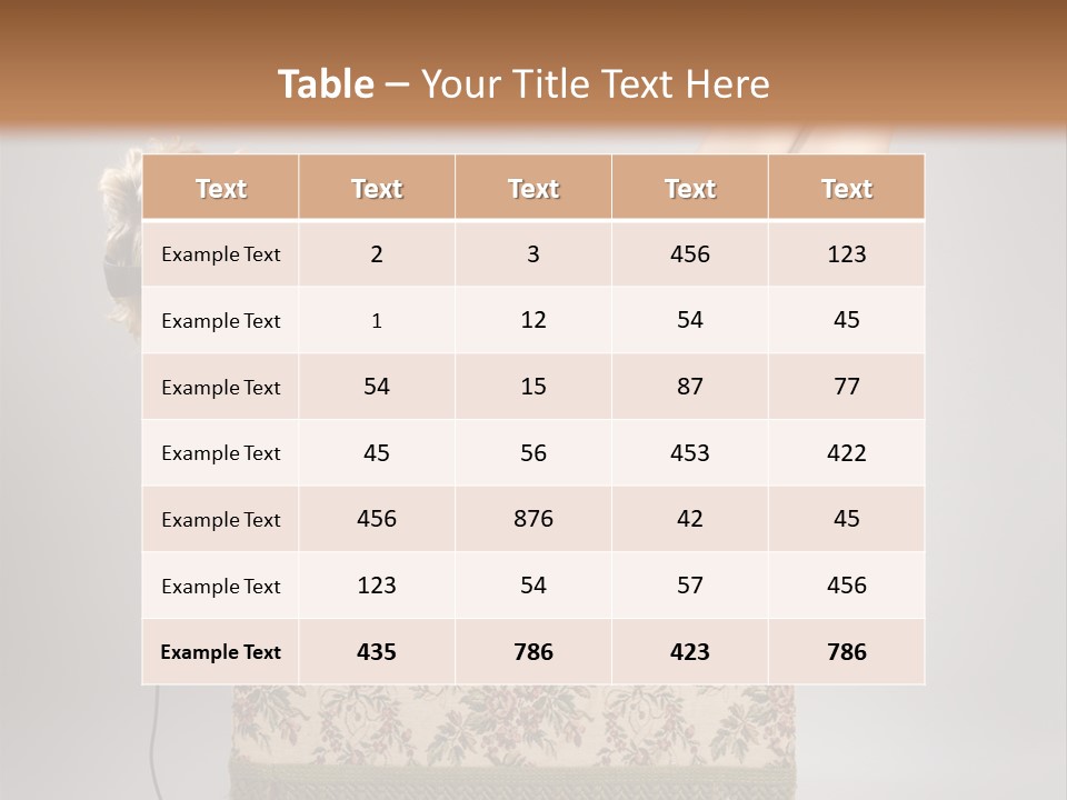 Fashion Natural Luxury PowerPoint Template