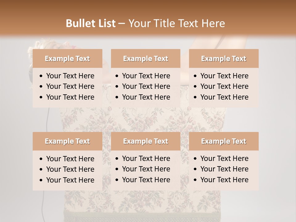 Fashion Natural Luxury PowerPoint Template