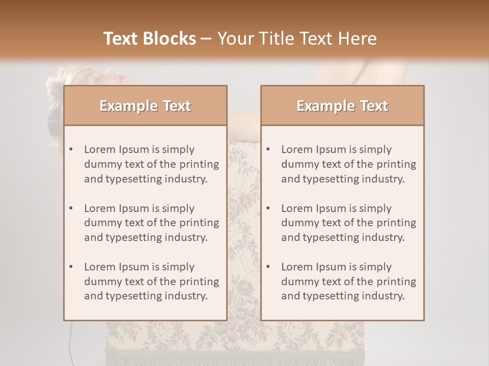 Fashion Natural Luxury PowerPoint Template