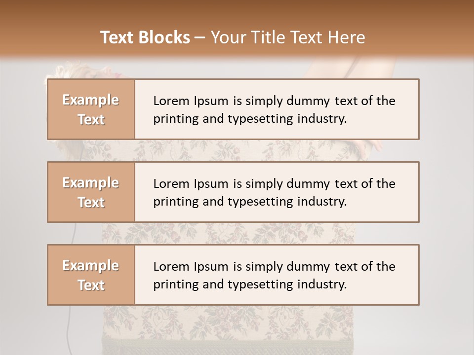 Fashion Natural Luxury PowerPoint Template