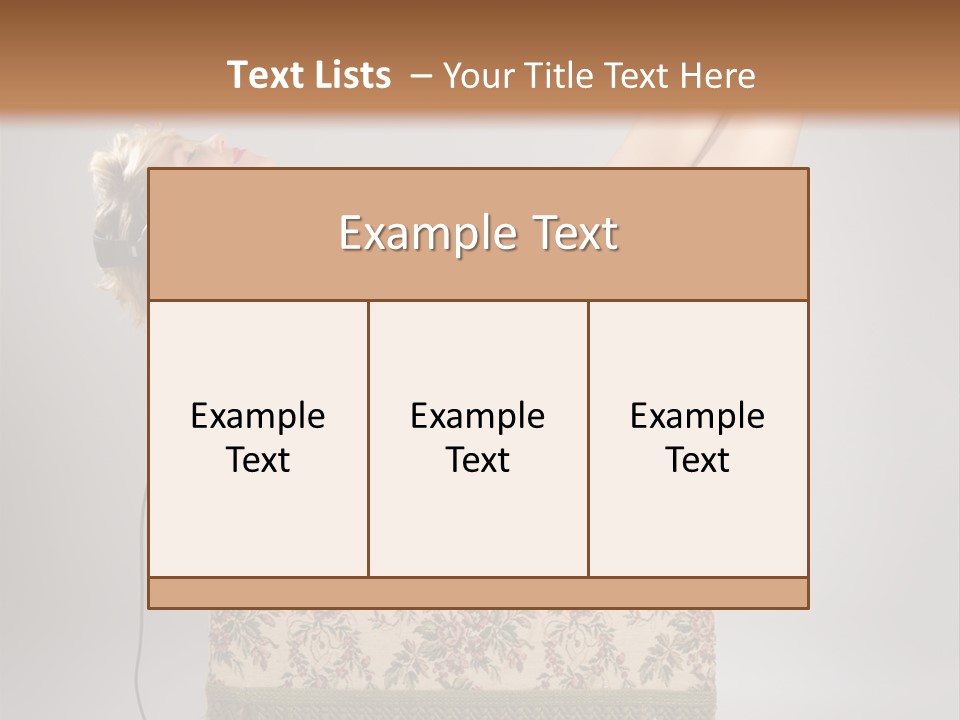 Fashion Natural Luxury PowerPoint Template