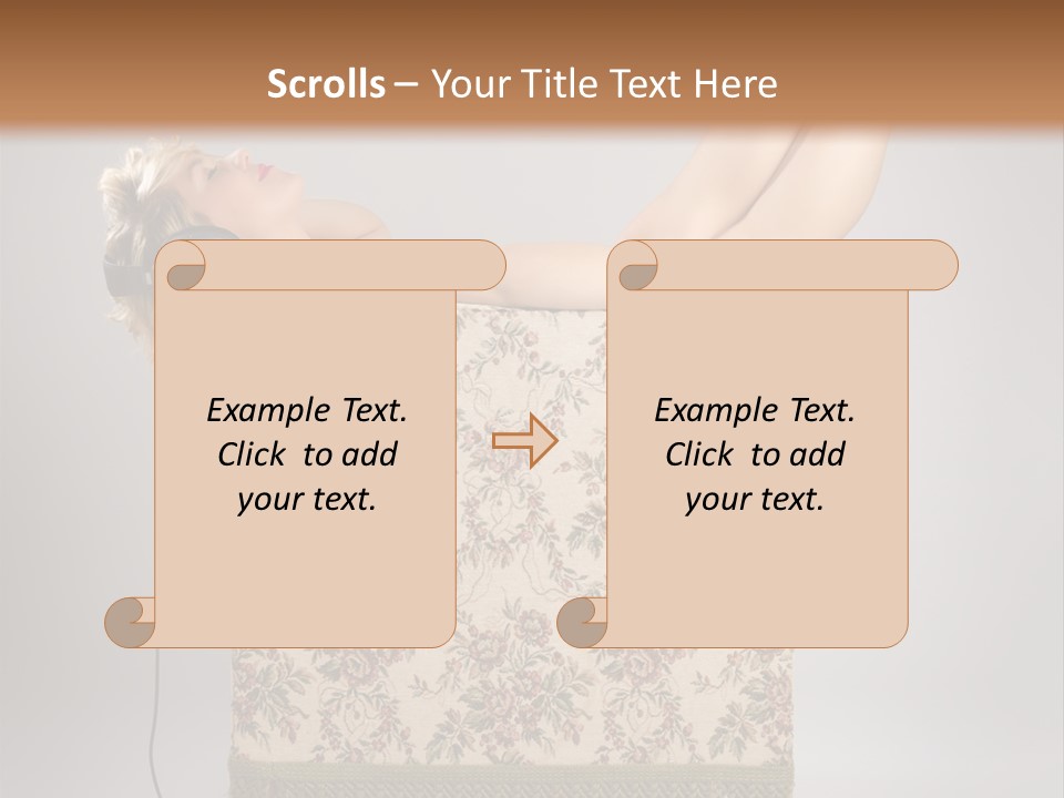 Fashion Natural Luxury PowerPoint Template