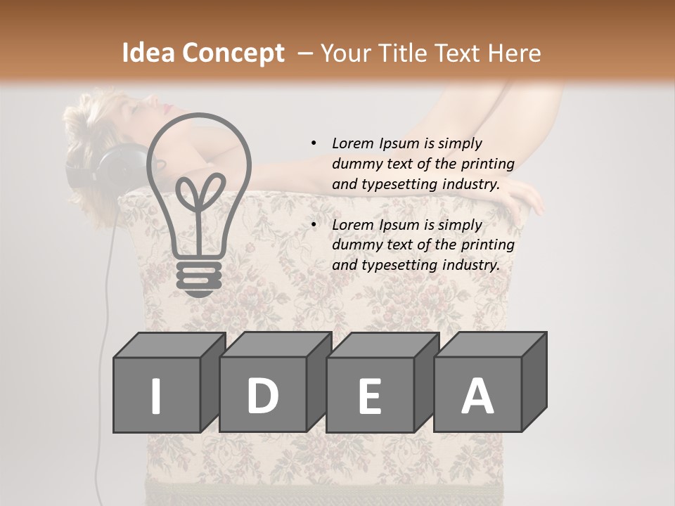 Fashion Natural Luxury PowerPoint Template