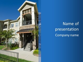 High House Suburban PowerPoint Template