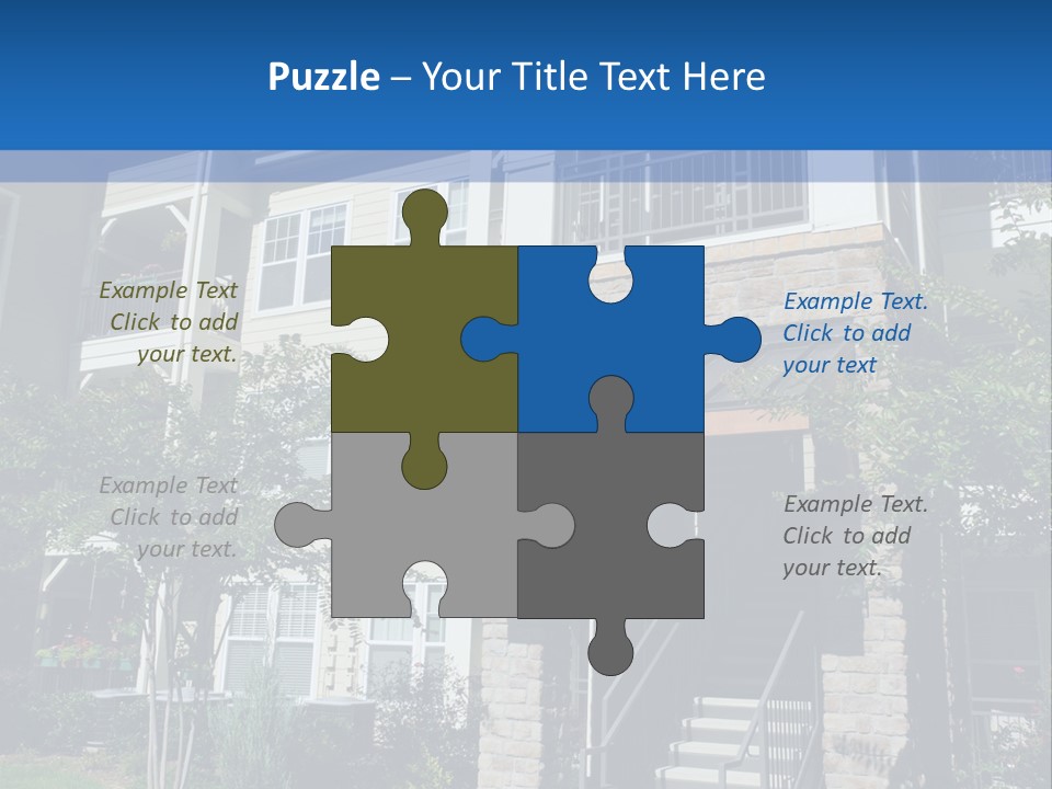 High House Suburban PowerPoint Template