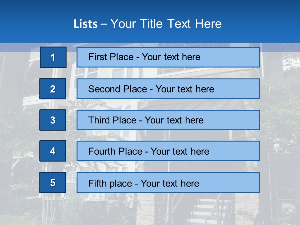 High House Suburban PowerPoint Template