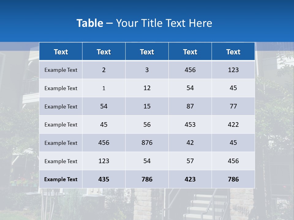 High House Suburban PowerPoint Template