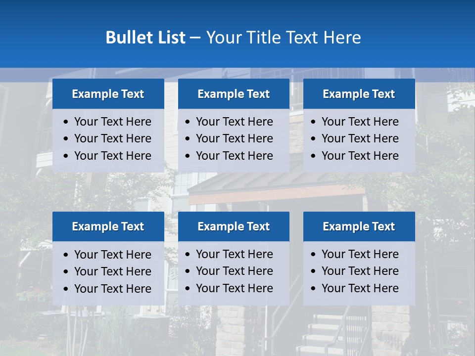 High House Suburban PowerPoint Template
