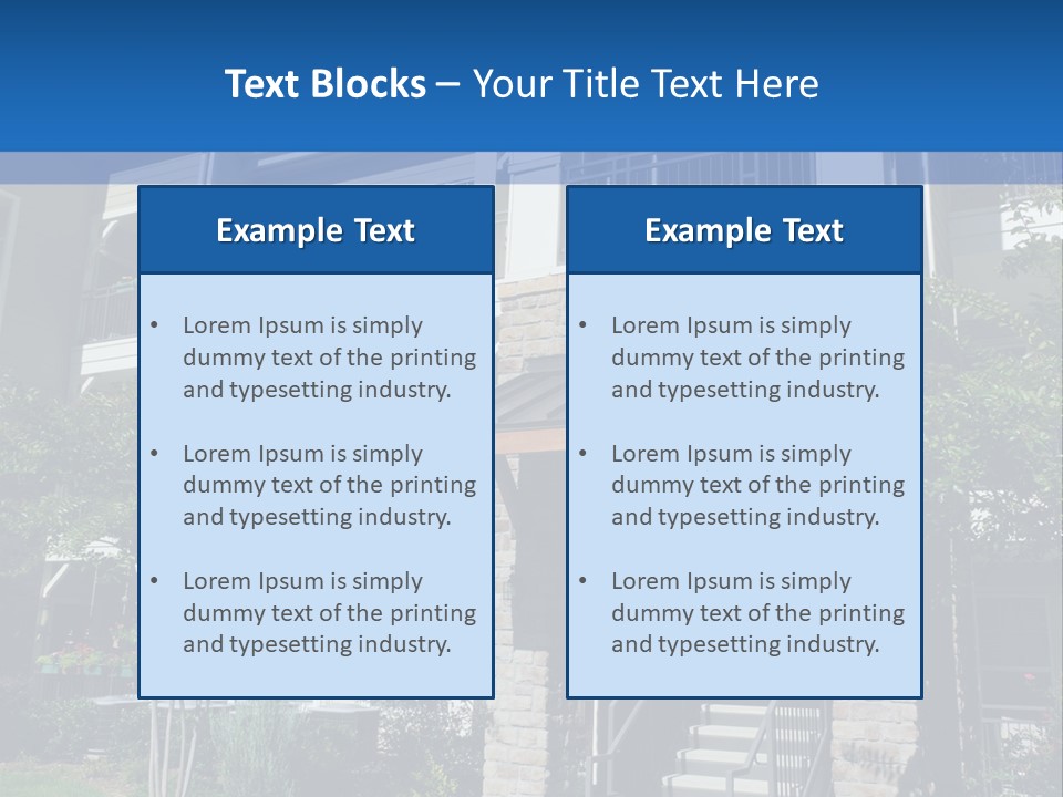 High House Suburban PowerPoint Template