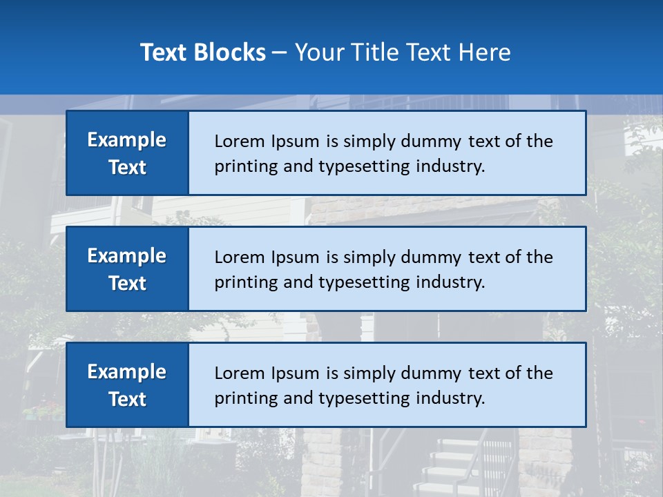 High House Suburban PowerPoint Template