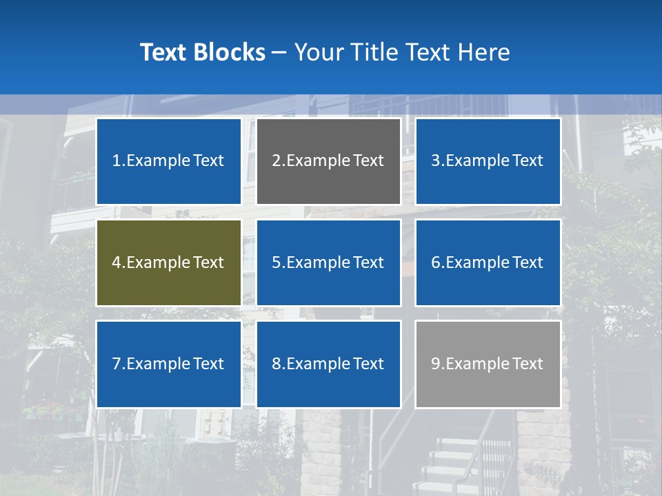 High House Suburban PowerPoint Template